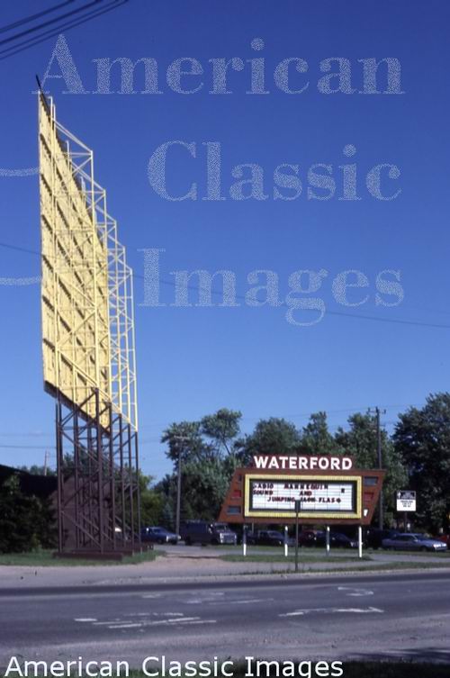Waterford Drive-In Theatre - From American Classic Images (newer photo)